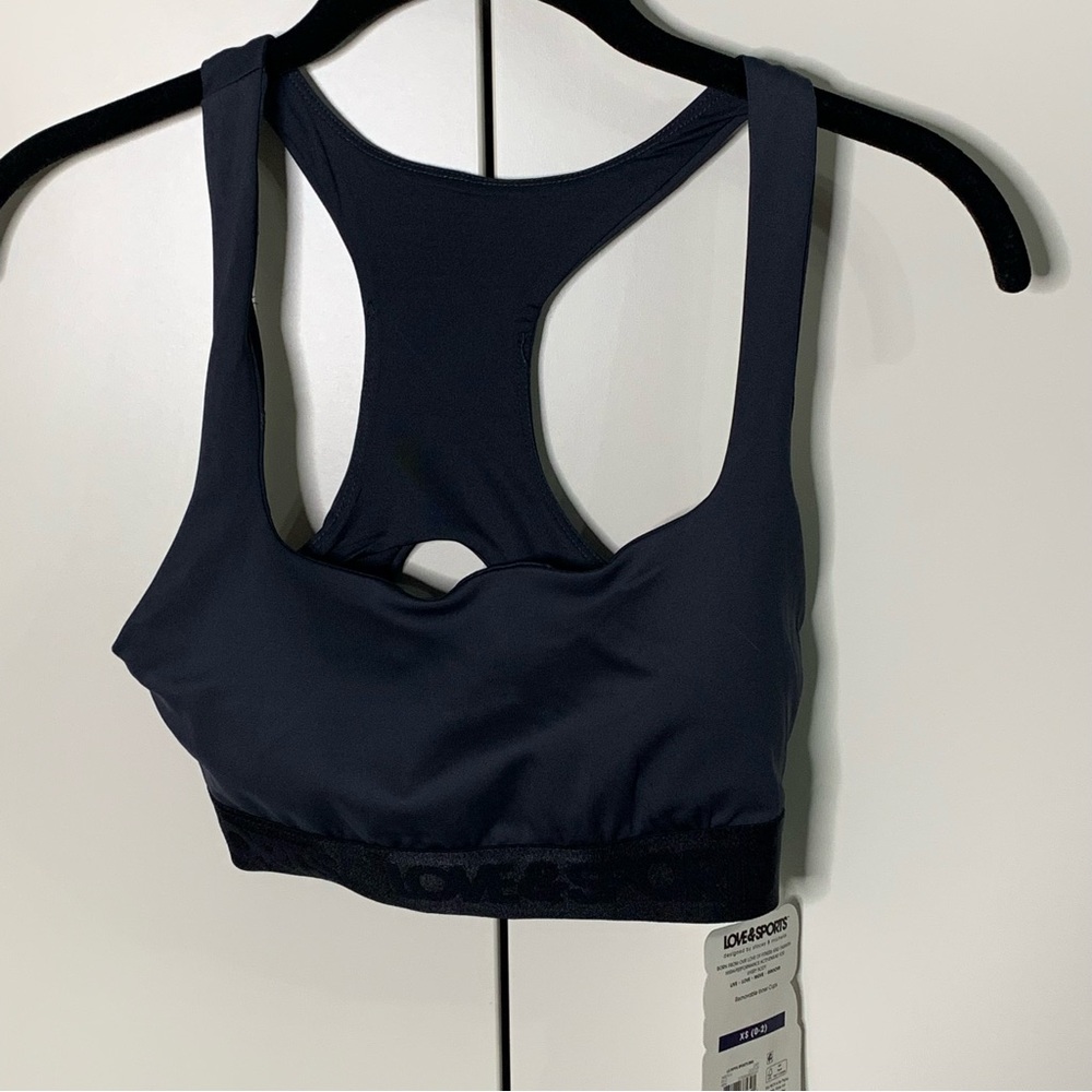 NWT Love & Sports Racerback Sports Bra